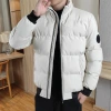 The brand men's down jacket is thickened, warm, casual, with a stand-up collar and a slimming, cold-proof casual coat trend for autumn and winter Application Scenario